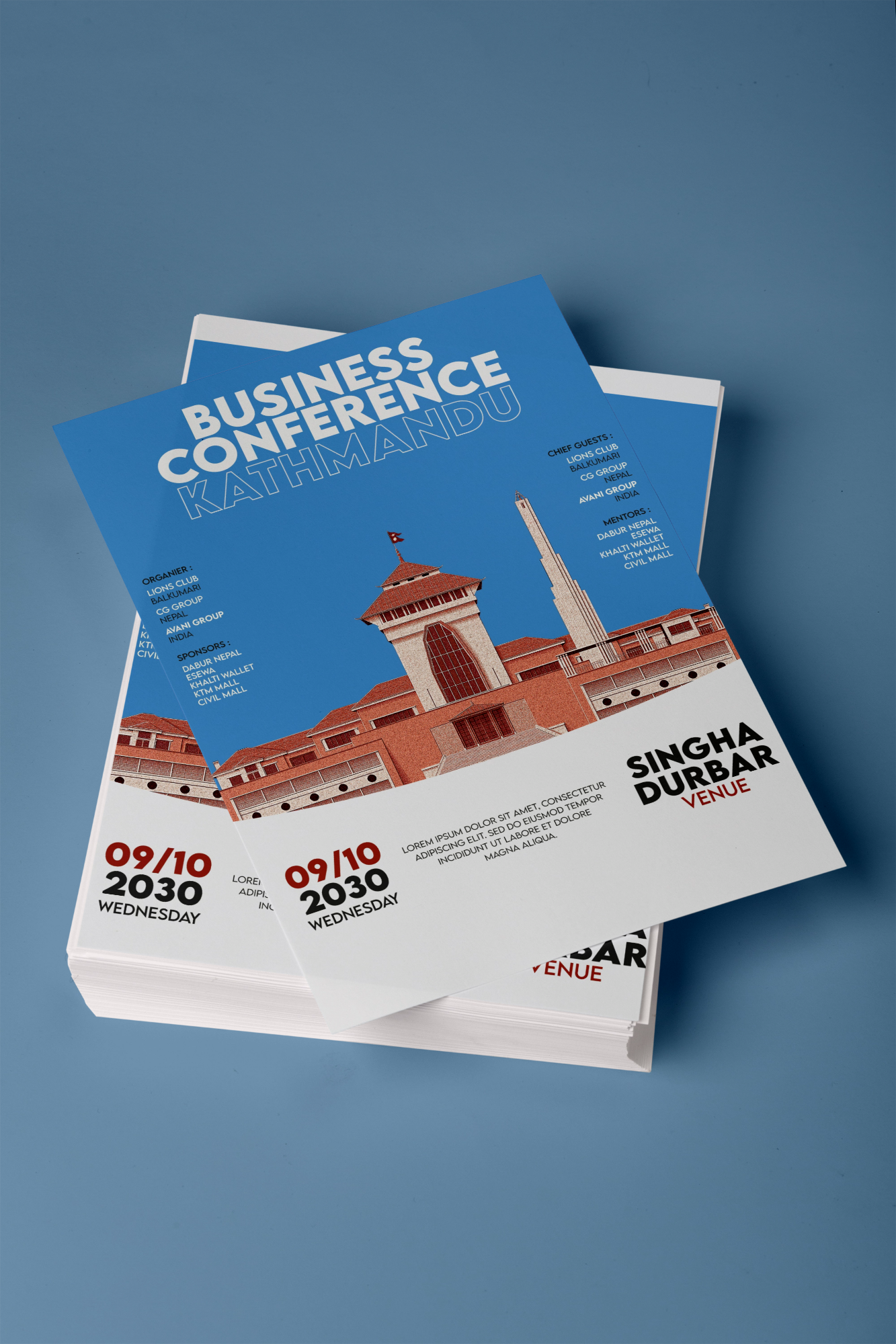 Business Conference Flyer Design Template